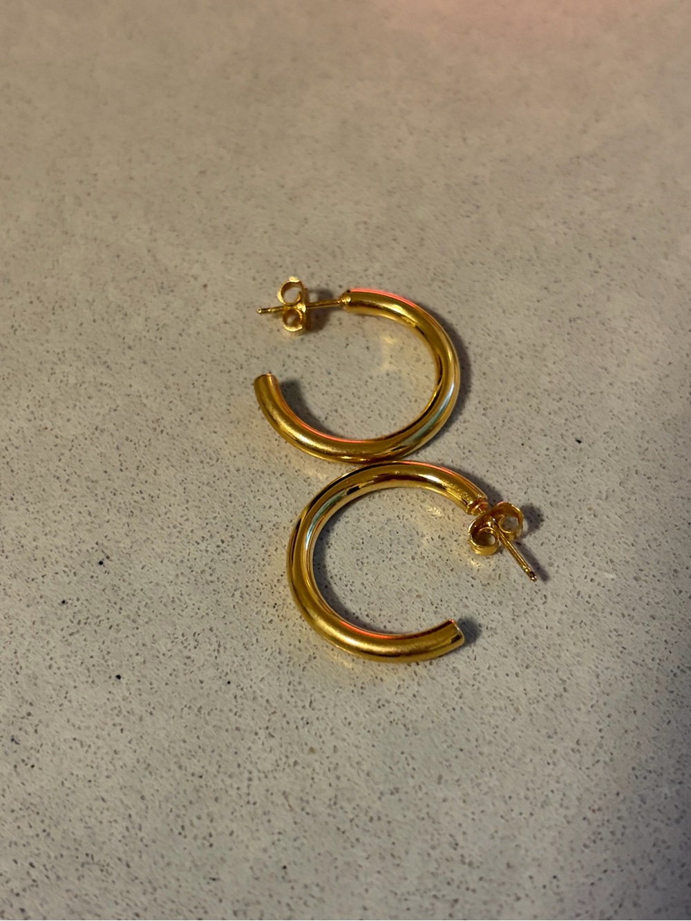 Gold Hoop Stud Earrings - Timeless Women Jewelry